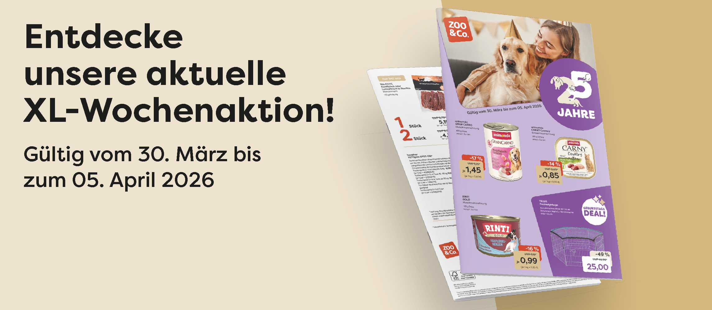 Entdecke unsere XL-Wochenaktion vom 30.03.-05.04.2026!
